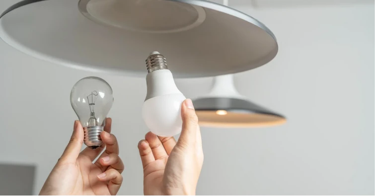 Instalação de iluminação